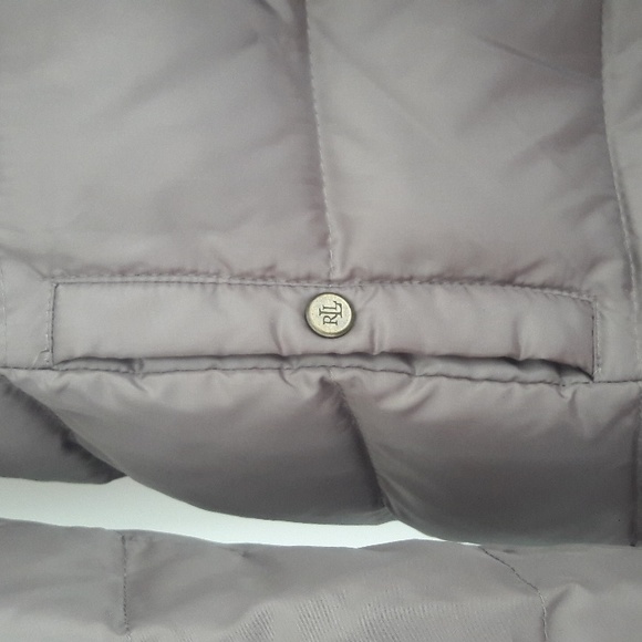 Lauren Ralph Lauren Down/waterfowl fur lined removeable hood zip up size s - Picture 2 of 15